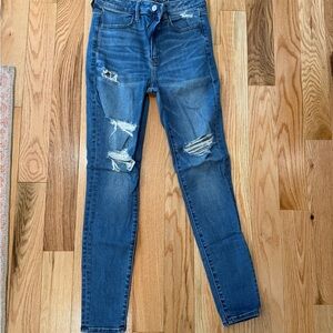 American Eagle Super High Rise Jegging Crop